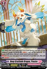 Deep Gratitude Dragon, Prestro - DZ-LBT01: Lyrical Monasterio Sparkling Stars! - Cardfight Vanguard card