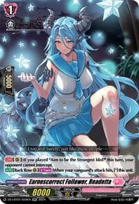 Earnescorrect Follower, Readetta - DZ-LBT01: Lyrical Monasterio Sparkling Stars! - Cardfight Vanguard card