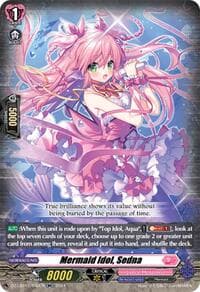 Mermaid Idol, Sedna - DZ-LBT01: Lyrical Monasterio Sparkling Stars! - Cardfight Vanguard card