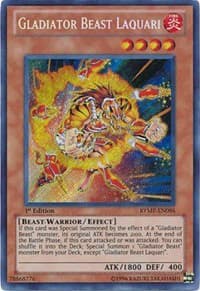 Gladiator Beast Laquari - Ra Yellow Mega Pack - YuGiOh card