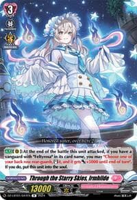 Through the Starry Skies, Irmhilde - DZ-LBT01: Lyrical Monasterio Sparkling Stars! - Cardfight Vanguard card