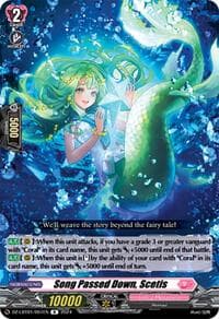 Song Passed Down, Scetis - DZ-LBT01: Lyrical Monasterio Sparkling Stars! - Cardfight Vanguard card