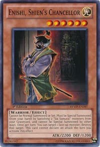 Enishi, Shien's Chancellor - Ra Yellow Mega Pack - YuGiOh card