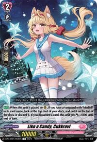 Like a Candy, Cukkrovi - DZ-LBT01: Lyrical Monasterio Sparkling Stars! - Cardfight Vanguard card