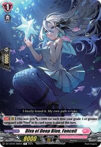 Diva of Deep Blue, Fonceil - DZ-LBT01: Lyrical Monasterio Sparkling Stars! - Cardfight Vanguard card
