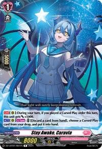 Stay Awake, Caravia - DZ-LBT01: Lyrical Monasterio Sparkling Stars! - Cardfight Vanguard card