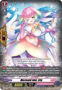 Mermaid Idol, Elly - DZ-LBT01: Lyrical Monasterio Sparkling Stars! - Cardfight Vanguard card
