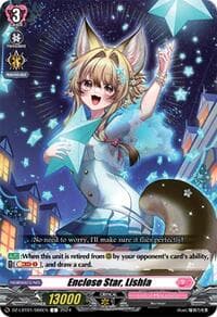 Enclose Star, Lishla - DZ-LBT01: Lyrical Monasterio Sparkling Stars! - Cardfight Vanguard card