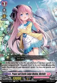 Proper and Gentle Judge Maiden, Marielis - DZ-LBT01: Lyrical Monasterio Sparkling Stars! - Cardfight Vanguard card