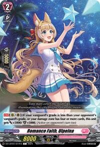 Romance Faith, Ulpelna - DZ-LBT01: Lyrical Monasterio Sparkling Stars! - Cardfight Vanguard card