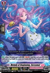 Melody of Beginning, Corcemal - DZ-LBT01: Lyrical Monasterio Sparkling Stars! - Cardfight Vanguard card