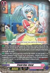 Fresh Star, Coral - DZ-LBT01: Lyrical Monasterio Sparkling Stars! - Cardfight Vanguard card