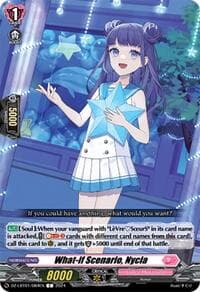 What-if Scenario, Nycia - DZ-LBT01: Lyrical Monasterio Sparkling Stars! - Cardfight Vanguard card