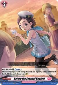 Before the Festival Begins! - DZ-LBT01: Lyrical Monasterio Sparkling Stars! - Cardfight Vanguard card