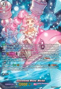 Glistening Mood, Michu (LSR) - DZ-LBT01: Lyrical Monasterio Sparkling Stars! - Cardfight Vanguard card