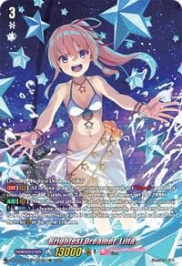 Brightest Dreamer, Lilfa (LSR) - DZ-LBT01: Lyrical Monasterio Sparkling Stars! - Cardfight Vanguard card