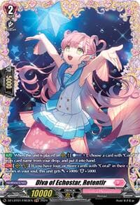 Diva of Echostar, Retentir (FR) - DZ-LBT01: Lyrical Monasterio Sparkling Stars! - Cardfight Vanguard card