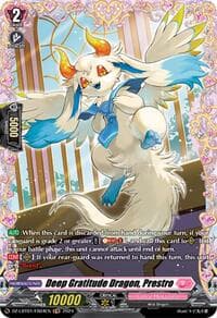 Deep Gratitude Dragon, Prestro (FR) - DZ-LBT01: Lyrical Monasterio Sparkling Stars! - Cardfight Vanguard card