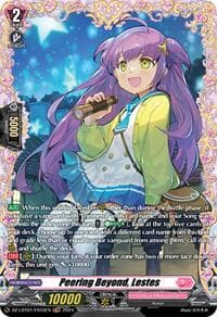 Peering Beyond, Lestes (FR) - DZ-LBT01: Lyrical Monasterio Sparkling Stars! - Cardfight Vanguard card