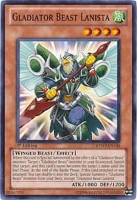 Gladiator Beast Lanista - Ra Yellow Mega Pack - YuGiOh card