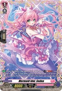 Mermaid Idol, Sedna (FR) - DZ-LBT01: Lyrical Monasterio Sparkling Stars! - Cardfight Vanguard card