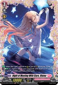 Night of Meeting With Stars, Viatea (FR) - DZ-LBT01: Lyrical Monasterio Sparkling Stars! - Cardfight Vanguard card