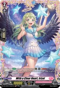 With a Clear Heart, Irizel (FR) - DZ-LBT01: Lyrical Monasterio Sparkling Stars! - Cardfight Vanguard card