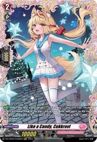 Like a Candy, Cukkrovi (FR) - DZ-LBT01: Lyrical Monasterio Sparkling Stars! - Cardfight Vanguard card