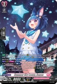 Summer Sky Locus, Senon (SR) - DZ-LBT01: Lyrical Monasterio Sparkling Stars! - Cardfight Vanguard card