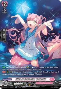 Diva of Echostar, Retentir (SR) - DZ-LBT01: Lyrical Monasterio Sparkling Stars! - Cardfight Vanguard card