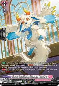 Deep Gratitude Dragon, Prestro (SR) - DZ-LBT01: Lyrical Monasterio Sparkling Stars! - Cardfight Vanguard card