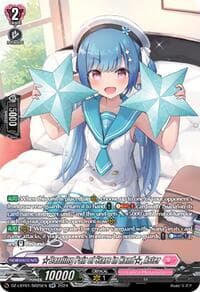 Dazzling Pair of Stars in Hand, Aster (SR) - DZ-LBT01: Lyrical Monasterio Sparkling Stars! - Cardfight Vanguard card