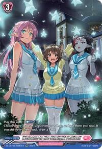 Welcome to the Starlight Festival! (SR) - DZ-LBT01: Lyrical Monasterio Sparkling Stars! - Cardfight Vanguard card