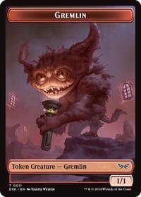 Gremlin Token - Duskmourn: House of Horror - Magic: The Gathering card