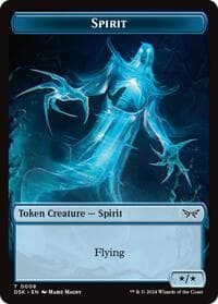 Spirit Token (0008) - Duskmourn: House of Horror - Magic: The Gathering card