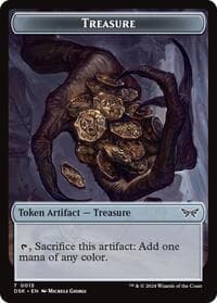 Treasure Token - Duskmourn: House of Horror - Magic: The Gathering card