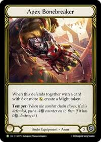 Apex Bonebreaker (Golden) - FAB179 - Flesh and Blood: Promo Cards - Flesh and Blood TCG card