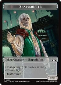 Shapeshifter // Insect (0022) Double-Sided Token - Commander: Duskmourn: House of Horror - Magic: The Gathering card