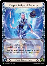 Enigma, Ledger of Ancestry - HER114 - Flesh and Blood: Promo Cards - Flesh and Blood TCG card