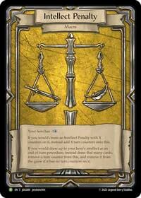Intellect Penalty - JDG000 - Flesh and Blood: Promo Cards - Flesh and Blood TCG card