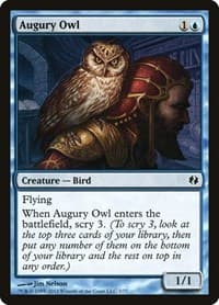 Augury Owl - Duel Decks: Venser vs. Koth - Magic: The Gathering card