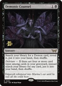 Demonic Counsel - Prerelease Cards - Magic: The Gathering card