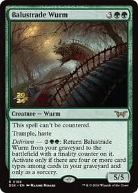 Balustrade Wurm - Prerelease Cards - Magic: The Gathering card