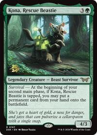 Kona, Rescue Beastie (0187) - Prerelease Cards - Magic: The Gathering card