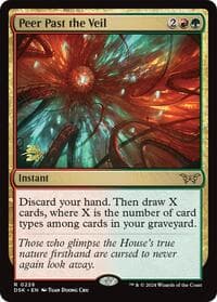 Peer Past the Veil - Prerelease Cards - Magic: The Gathering card