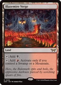 Blazemire Verge - Prerelease Cards - Magic: The Gathering card