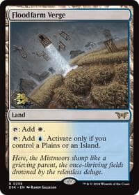 Floodfarm Verge - Prerelease Cards - Magic: The Gathering card