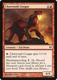 Chartooth Cougar - Duel Decks: Venser vs. Koth - Magic: The Gathering card