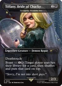 Tiffany, Bride of Chucky - Varragoth, Bloodsky Sire - Secret Lair Drop Series - Magic: The Gathering card