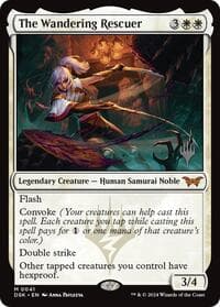 The Wandering Rescuer - Promo Pack: Duskmourn: House of Horror - Magic: The Gathering card